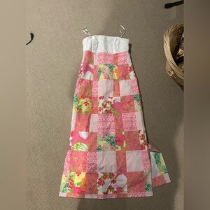 Lilly Pulitzer strapless dress
